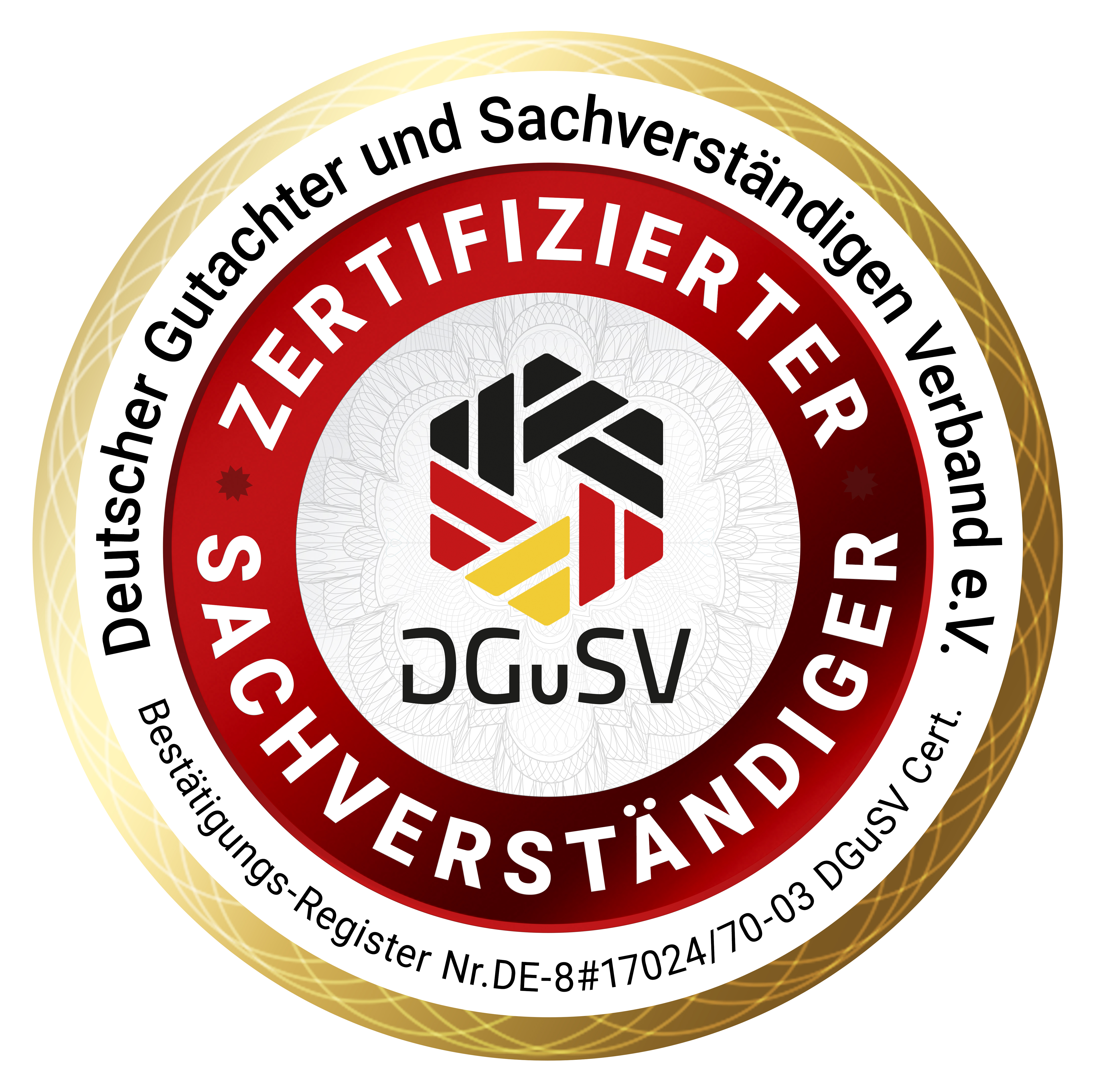 DGuSV Zertifiziertes Siegel